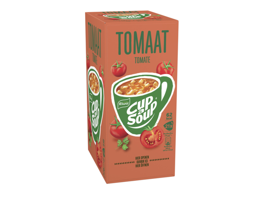 Cup-A-soup Knorr tomaat 175ml (21)