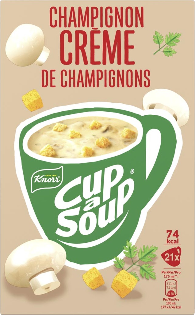 Cup-A-Soup Knorr champignon (21)