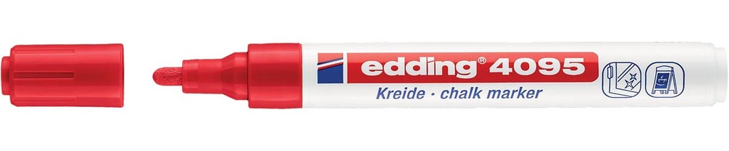 Krijtmarker Edding e-4095 rood