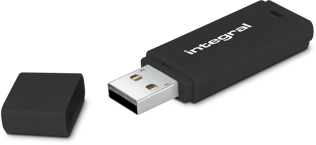 Integral black USB-stick 3.0 64GB zwart