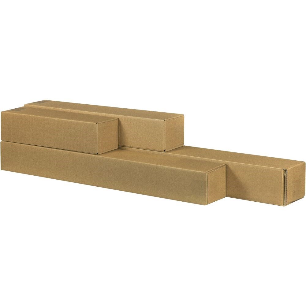 Longbox vierkant telescopisch 630x105x105mm bruin (10)