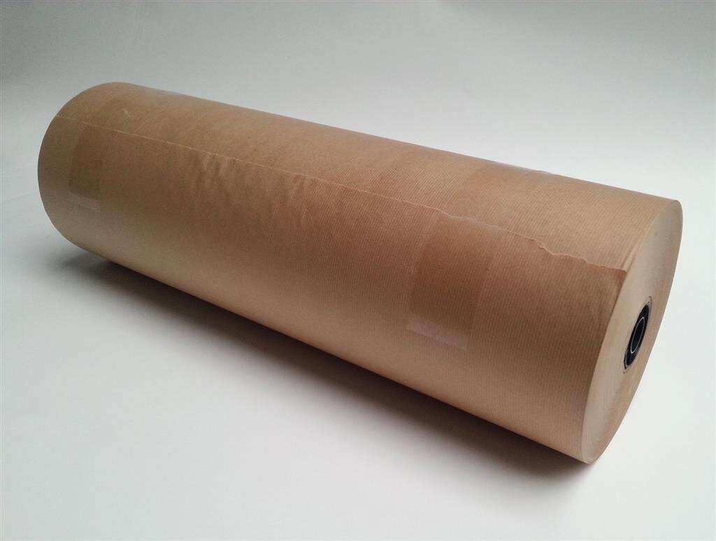 Inpakpapier 60cmx500m 70gr op rol kraft bruin