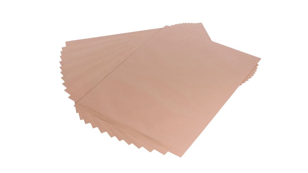 Inpakpapier vellen 86cmx1200mm 80gr op rol zuiver kraft bruin(250)