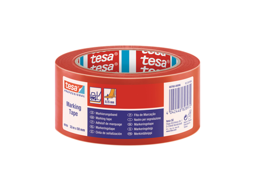 [QUA-1397031] Markeringstape Tesa Professional 60760 50mmx33m (rood)