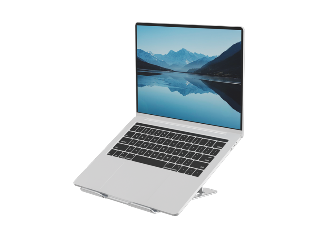 Draagbare Laptop Standaard Alumia™ Zilver