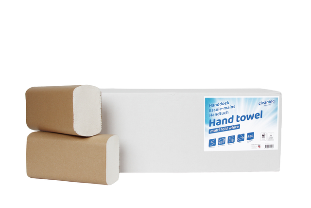 Handdoek Cleaninq H2 i-vouw 2-laags 205x240mm 150vel (25)