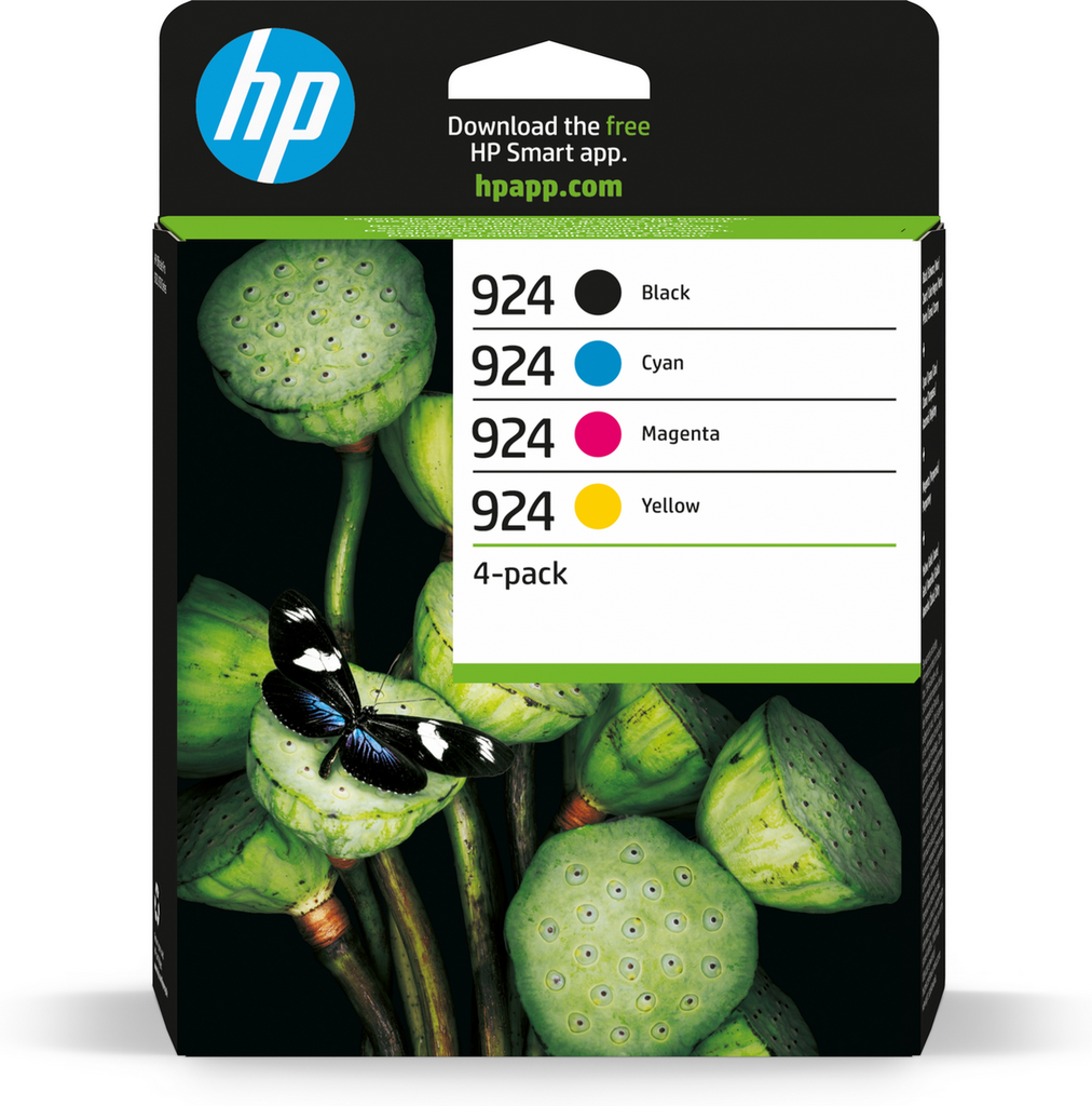 Cartridge HP 924 OJ Pro Valuepack CMYK 1.700 pagina's