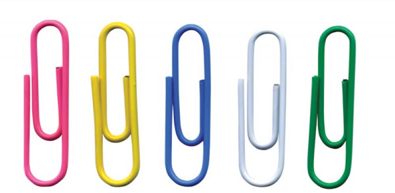 Papierklemmen Office Products 28mm geassorteerde kleuren (500)