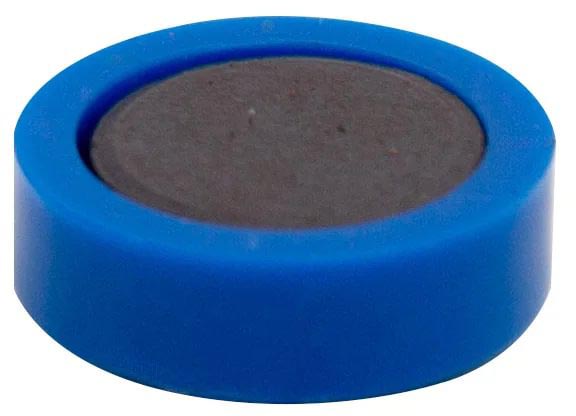 Magneten Q-connect 20mm blauw (10)