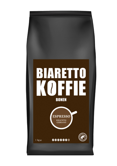 Koffie Biaretto bonen espresso 1000 gram 