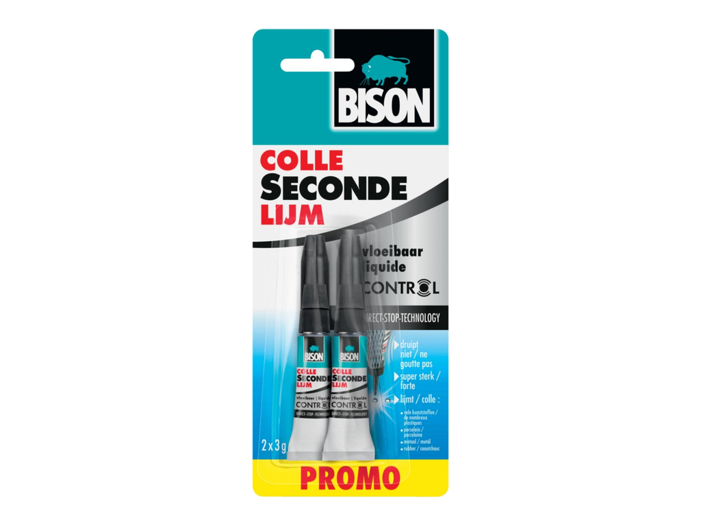 Secondelijm Bison Control Vloeibaar tube 5g (2)