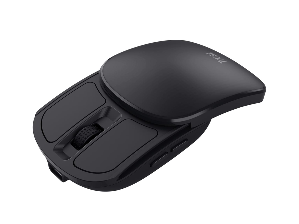 Draadloze muis Trust Zylo inschuifbaar zwart