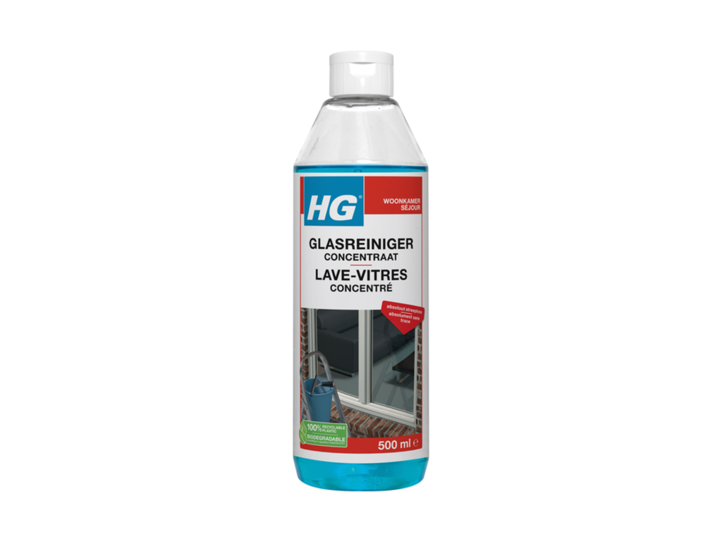Glasreiniger HG glazenwasser flacon 500ml 