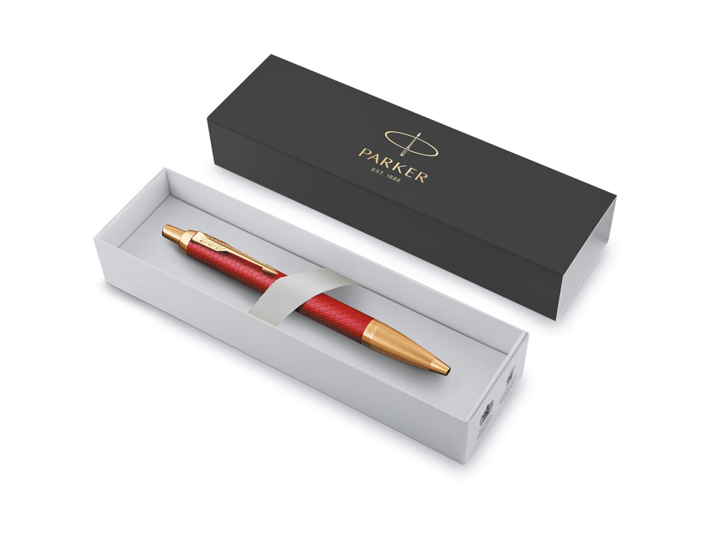 Balpen Parker IM Premium medium in giftbox Deep red