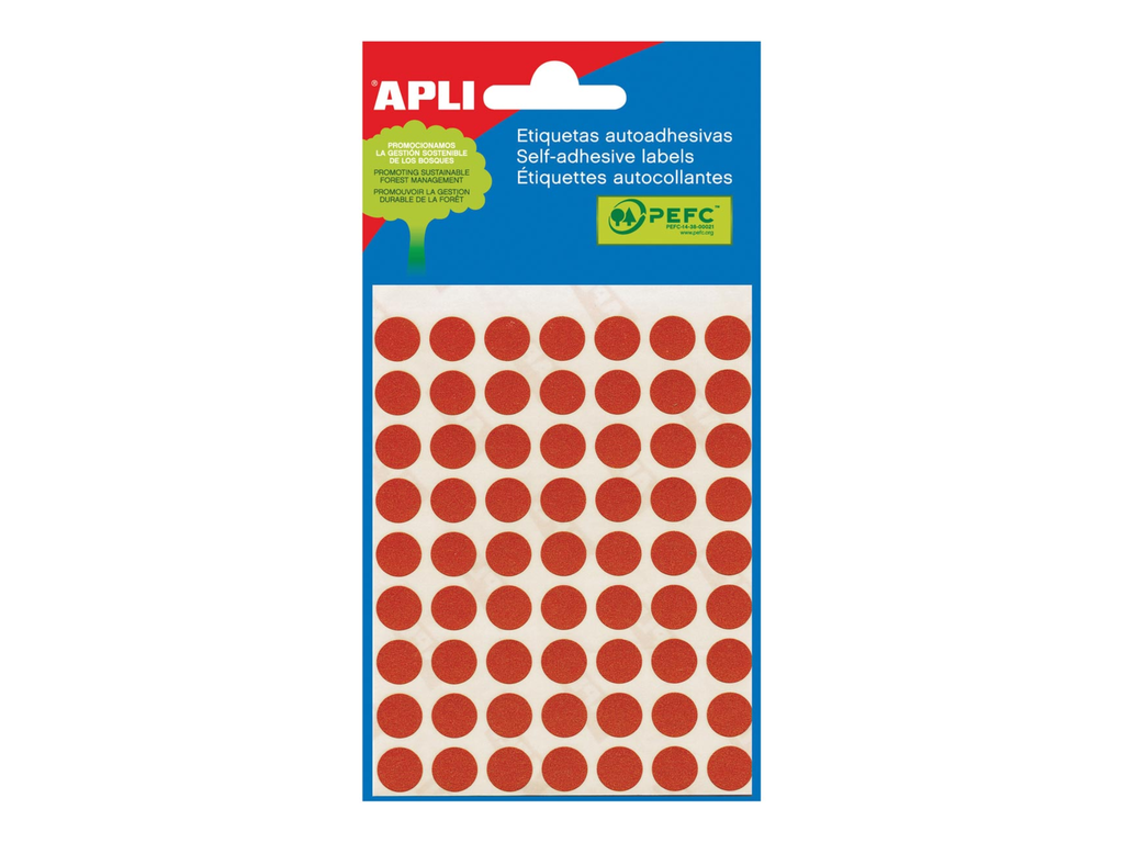 Etiketten Apli Ø 10mm (315)