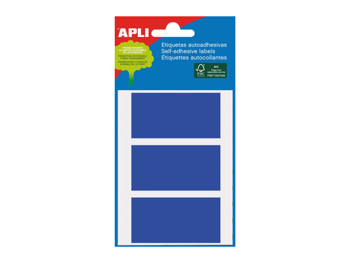 [TIM-581172] Etiketten Apli 34x67mm (15) (blauw)