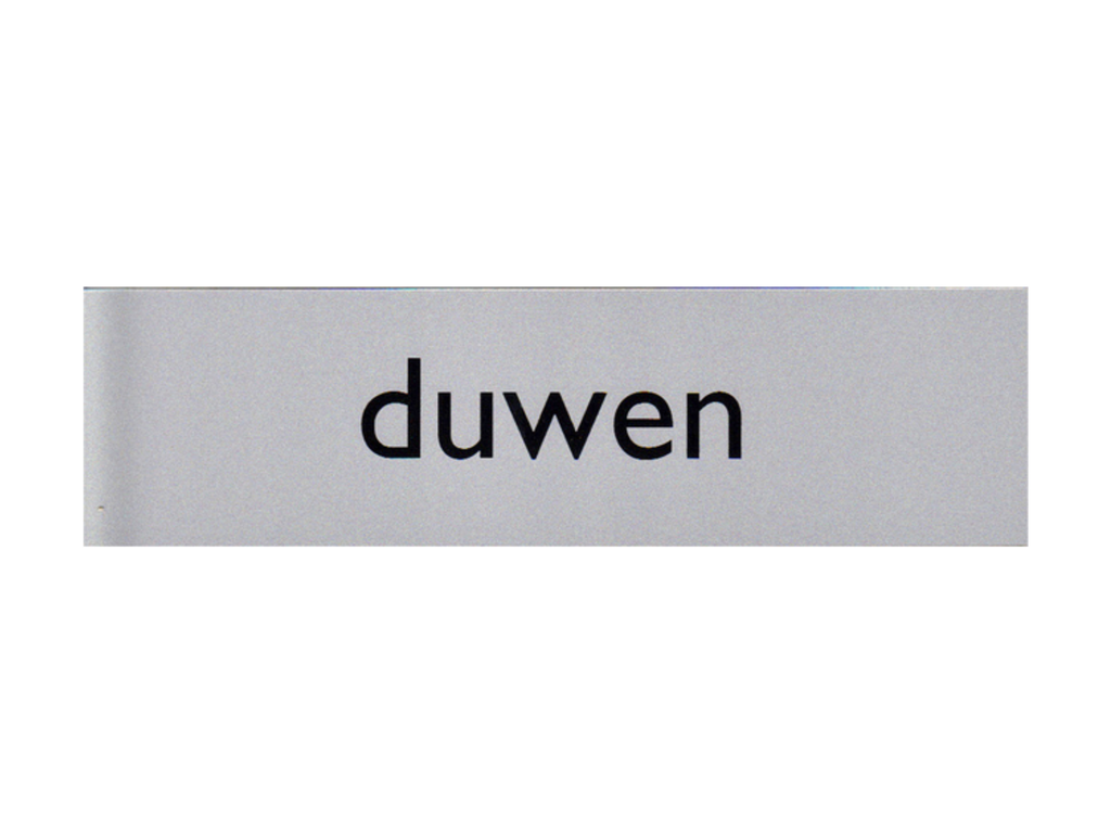 Infobord pictogram duwen 165x44mm 