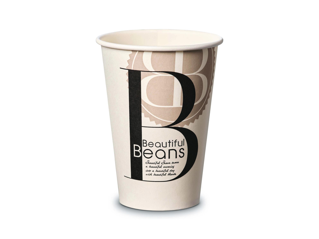 Kartonnen beker Beautiful Beans 180 cc (100)
