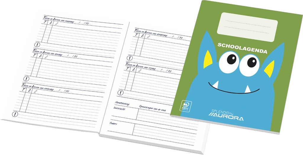 Schoolagenda Aurora Nederlandstalig eeuwigdurend