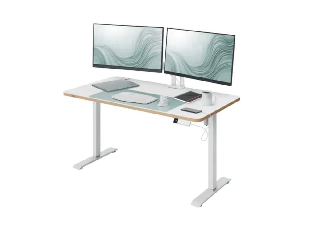 Elektrische zit-sta bureau Leitz Ergo 120x70cm wit