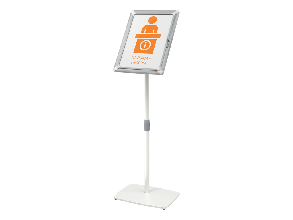 vloerstandaard Nobo info Premium Plus afsluitbaar A4