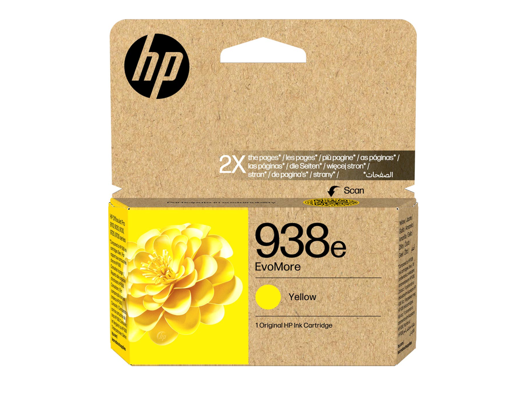 Cartridge HP 938 1.450 pagina's yellow