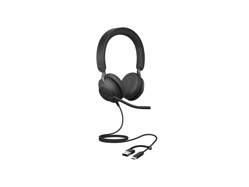 Headset Jabra Evolve2 40 SE USB C/A MS Stereo bedraad 