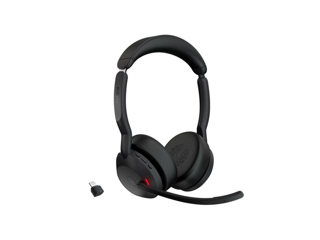 Headset Jabra Evolve2 55 Link 380/390c MS Stereo draadloos 