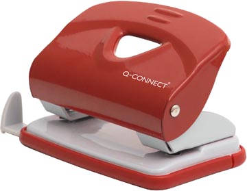 [TIM-KF14219] Perforator Q-Connect Light Duty metaal 20vel  (rood)