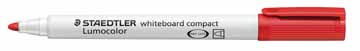 [TIM-341-2] Whiteboardmarker Staedtler Lumocolor Compact 341 ronde punt 2mm (rood)