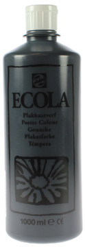 [TIM-0971700] Plakkaatverf Talens ecola 1000ml (zwart)