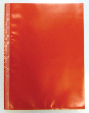 Showtas Bronyl PP A4 80 micron 11-gaats gekorreld (50)