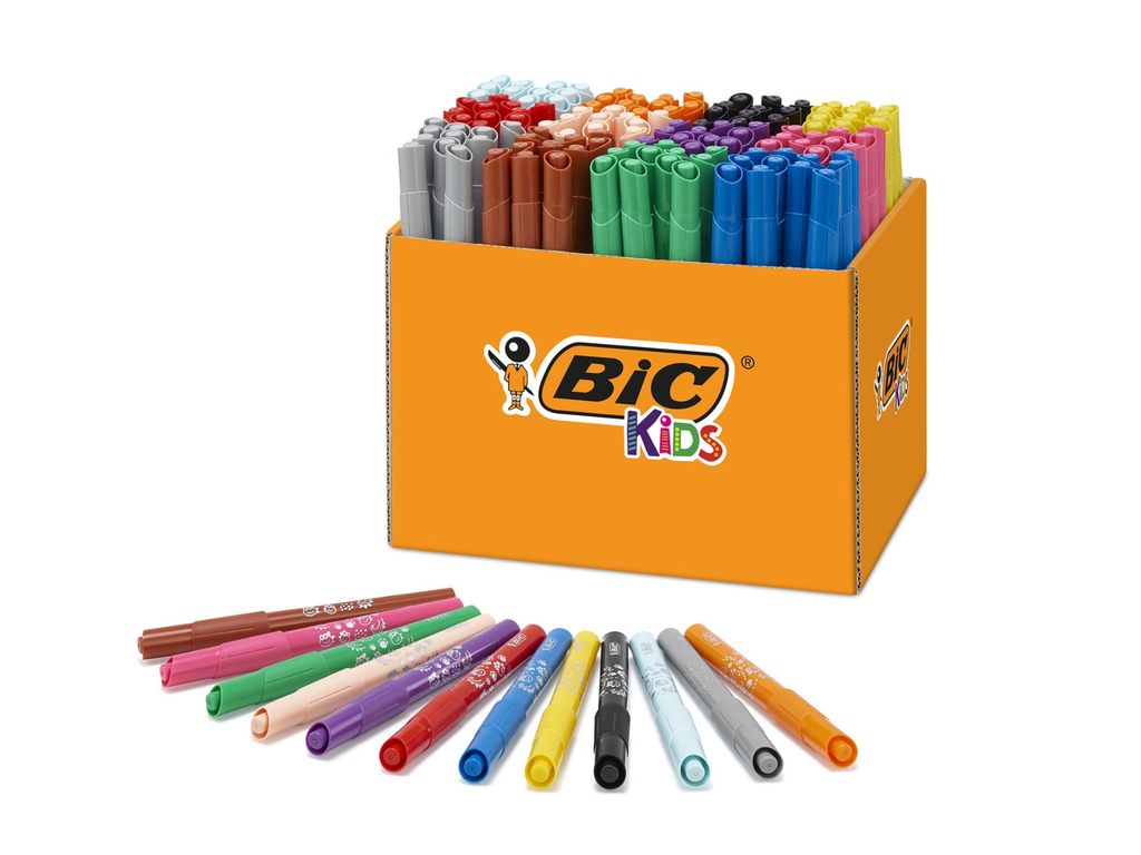 Viltstift Bic Kids visacolor XL classpack (144)