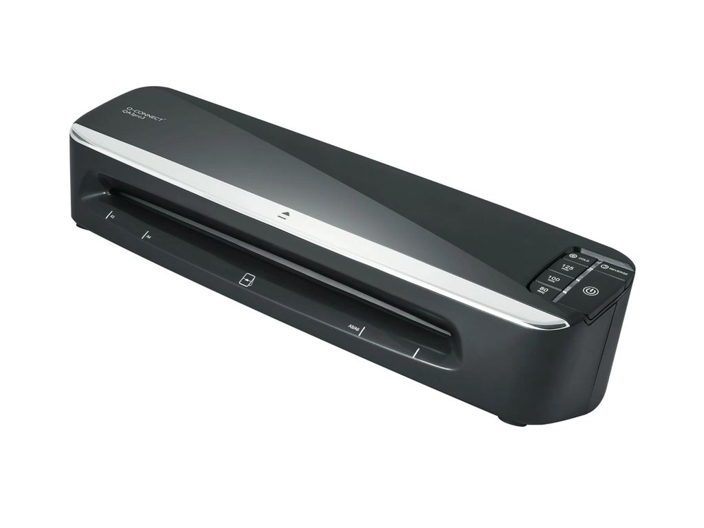 Lamineermachine Q-connect professionele A4 zwart