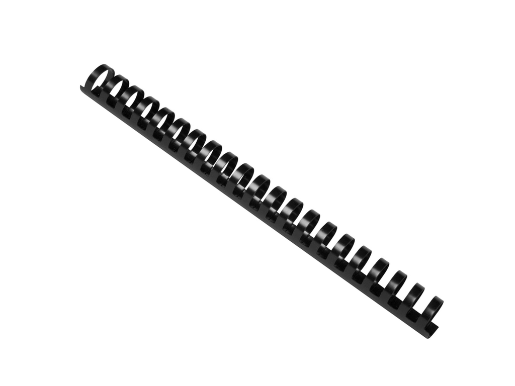 Bindrug Q-connect 25mm 21 rings zwart (50) 