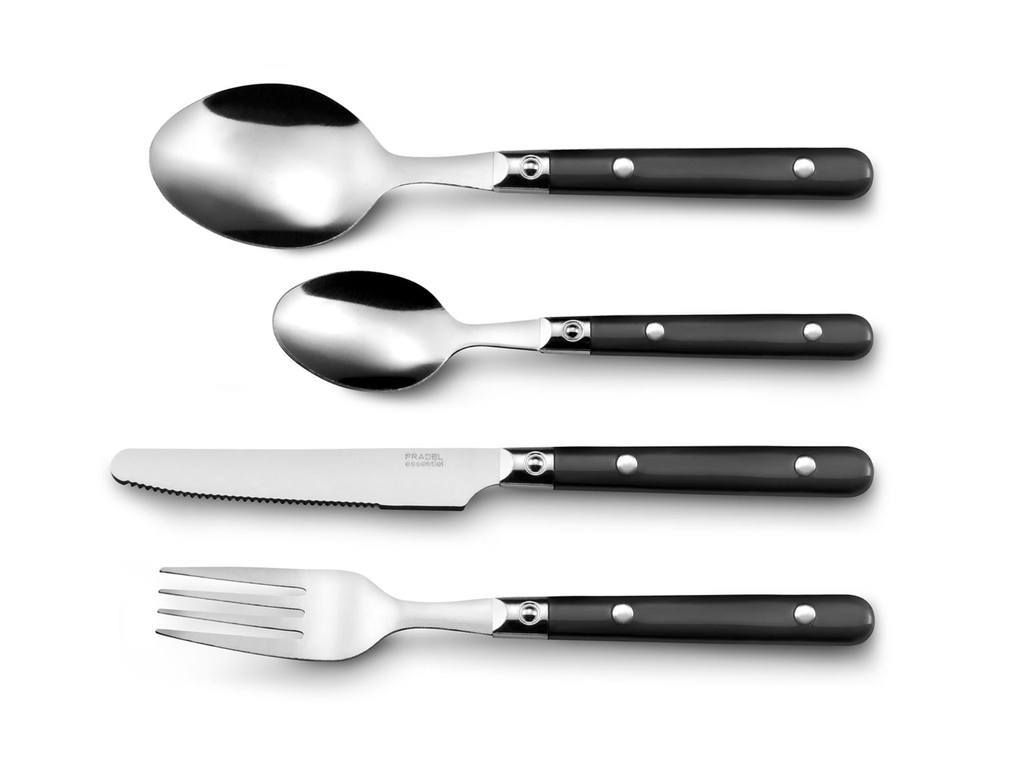 Essentiel bestekset Saxo Pradel zwart (16)