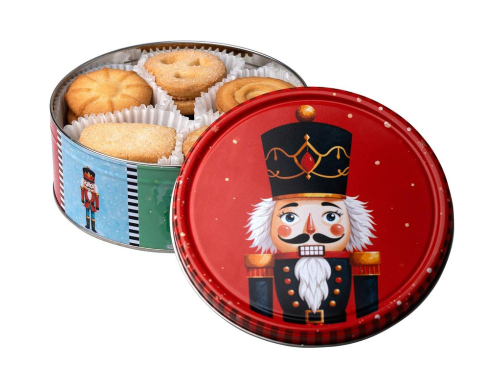 Koeken nutcracker Hamlet metalen doos 150gr