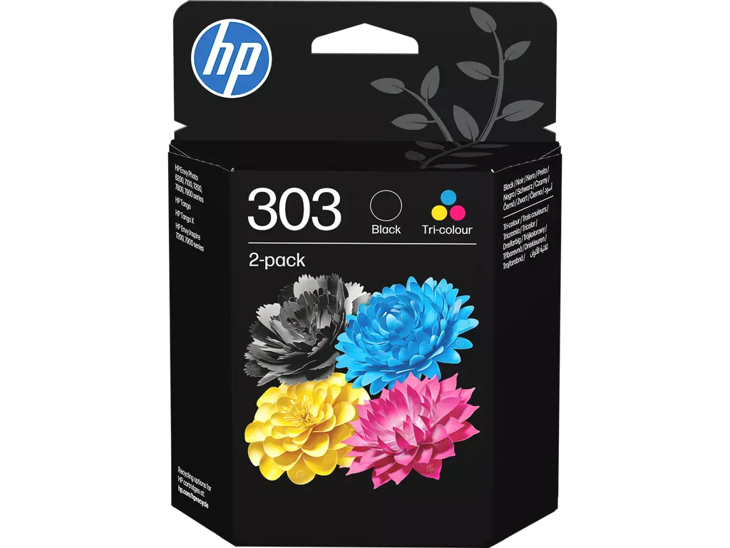 Cartridge HP Inkjet 303 Envy Photo 6220 VALUEPACK/BK/CY/M/Y