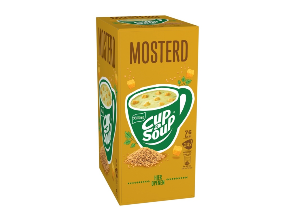 Cup-A-Soup Knorr mosterd 140ml (24)