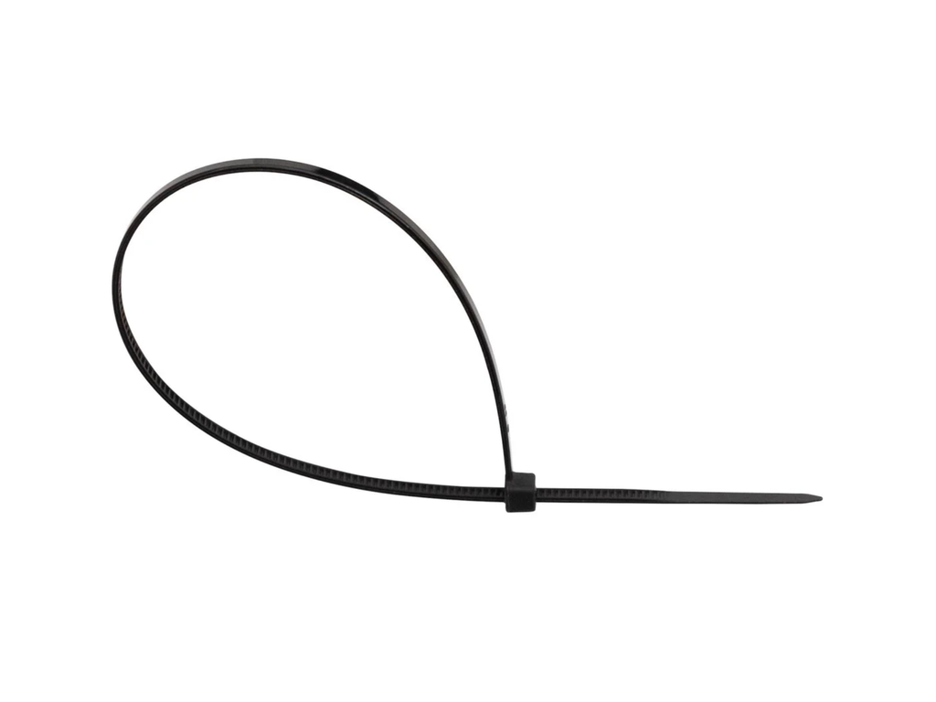 Kabelbinder Q-connect 200x2,5mm zwart (100)