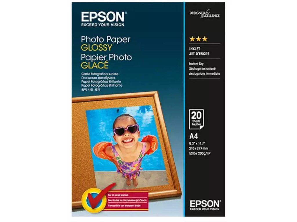 Fotopapier Epson Premium Inkjet glossy A4 200g (20vel)  