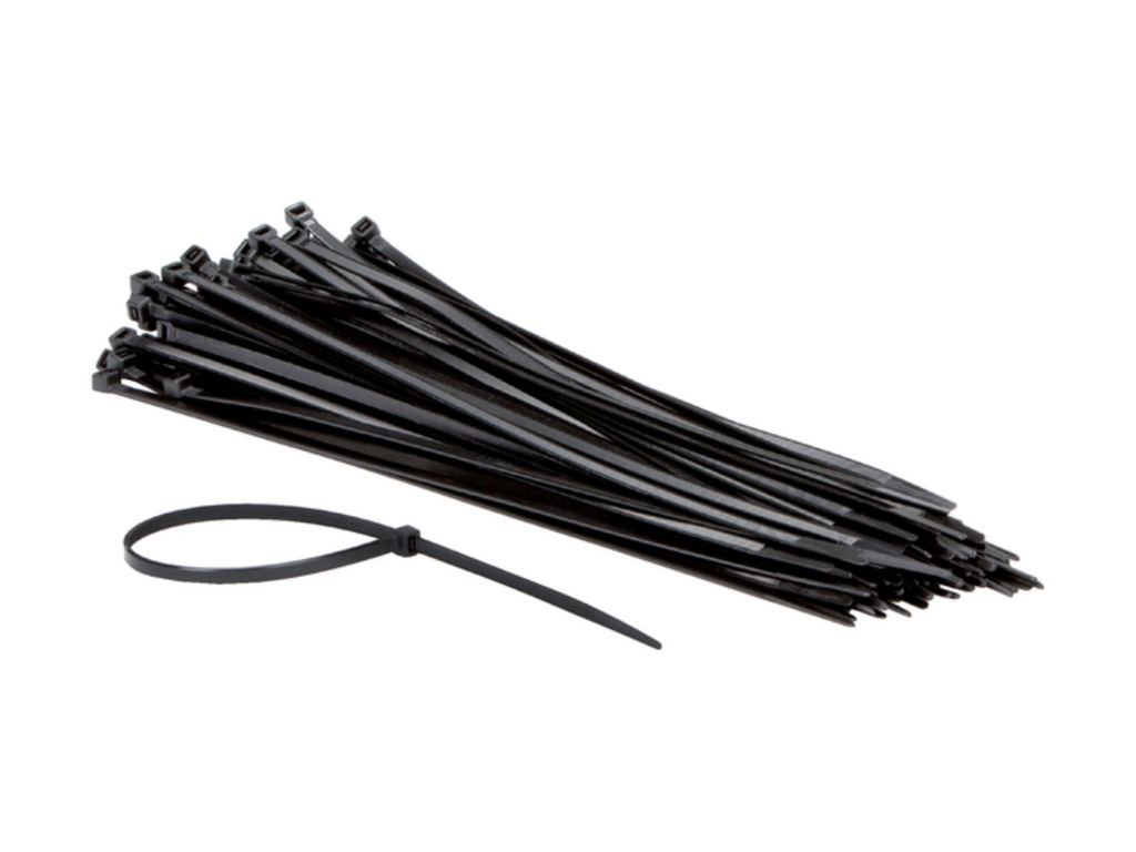 Kabelbinders IEZZY nylon 2.5x100mm zwart (100)