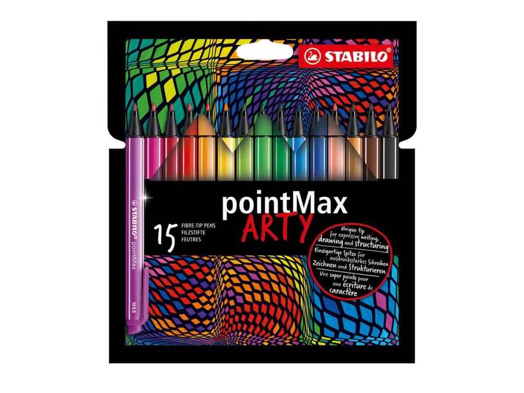 Viltstift Stabilo pointmax arty assorti (15)