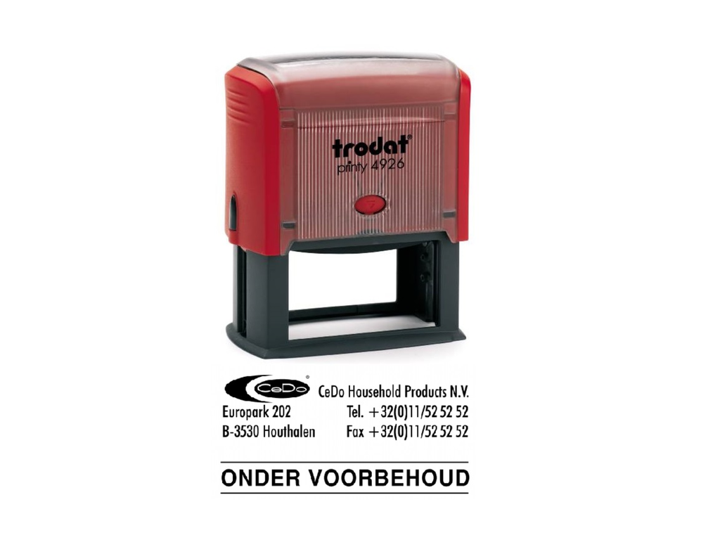 Trodat Printy 4926 + tekst