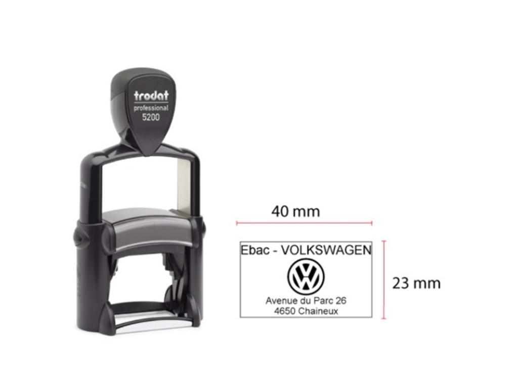 Trodat Professional 5200 + tekst