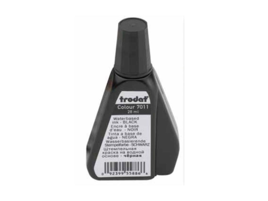 Trodat stempelinkt color zwart 7011-9