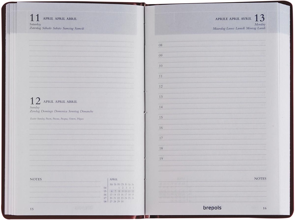 Agenda Brepols Trade Seta 2027 geassorteerde kleuren