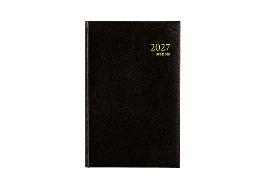 Agenda Brepols Bremax 2 Santex 210x290mm zestalig zwart 2027 1 dag/2 pagina's
