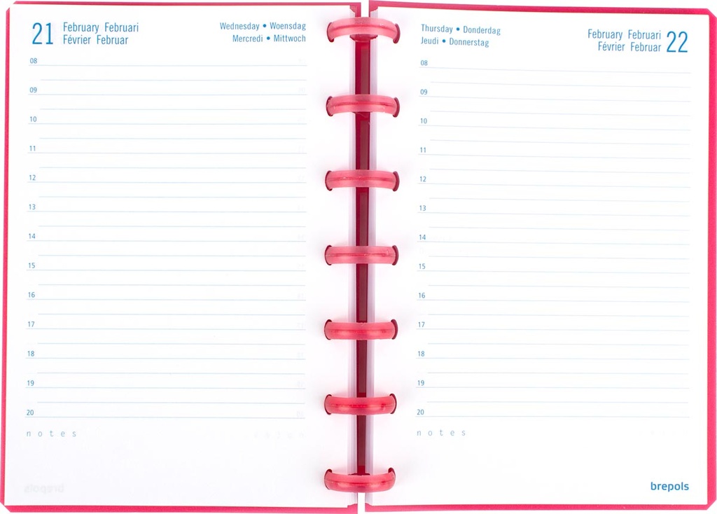 Schoolagenda Atoma 129x176mm assorti 2025-2026