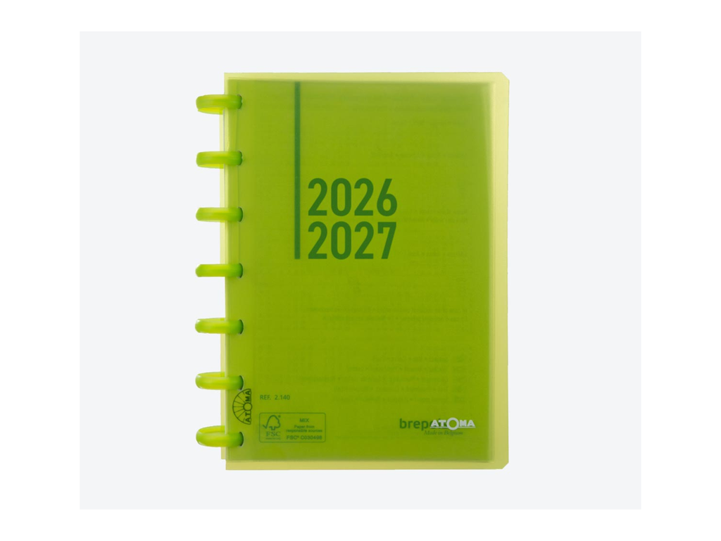 Schoolagenda Atoma 129x176mm assorti 2026-2027